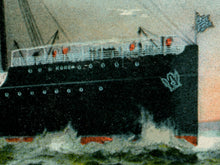 Load image into Gallery viewer, 1906 Ocean Liner POSTER! (up to 24 x 36) - Antique - Vintage - Room Decor - Art - Hangings - Large - Sea - Ocean - Beach - Romance - Cruise