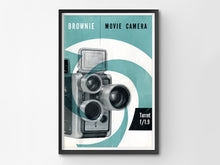 Load image into Gallery viewer, 1958 Brownie Manual POSTER! (up to 24" x 36") - Film - Movies - Kodak - Camera