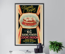 Load image into Gallery viewer, 1930 Baking Powder Vintage Style POSTER! (up to 24" x 36") - Kitchen - Cake - Cookies - Cookbook