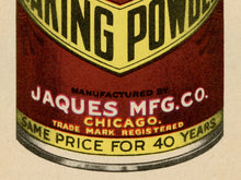 Load image into Gallery viewer, 1930 Baking Powder Can Vintage Style POSTER! (up to 24" x 36") - Kitchen - Cake - Cookbooks