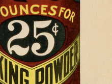 Load image into Gallery viewer, 1930 Baking Powder Can Vintage Style POSTER! (up to 24" x 36") - Kitchen - Cake - Cookbooks