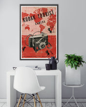 Load image into Gallery viewer, 1948 Vintage Tourist Camera POSTER! (up to 24" x 36") - Photography - Folding - Travel Art