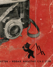 Load image into Gallery viewer, 1948 Vintage Tourist Camera POSTER! (up to 24" x 36") - Photography - Folding - Travel Art