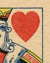 Load image into Gallery viewer, 1870 King of Hearts Playing Card POSTER! (up to 24" x 36") - Vintage - Poker - Art - Vegas