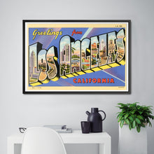 Load image into Gallery viewer, Los Angeles Large Letter Postcard POSTER! (multiple sizes) - LA - California - Travel