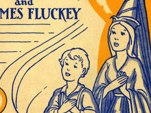 Load image into Gallery viewer, 1954 The Little Blue Angel Christmas POSTER! (up to 24" x 36") - Christmas Tree - Decoration - Music - Singing - Children - Santa - Cantata