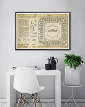 Load image into Gallery viewer, 1924 Landlord's Game Patent POSTER! (up to 24" x 36") - Board Game - Gaming History