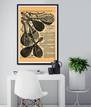 Load image into Gallery viewer, 1902 MANDOLINS Catalog Page POSTER! - Sears -Victorian - Instruments - Music