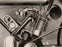 Load image into Gallery viewer, 1908 M.M. Magneto Motorcycle POSTER! (Full-size 24" x 36" or smaller) - Vintage - Antique - Postcard - Racing - Motorbike - American Motor