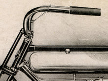 Load image into Gallery viewer, 1908 M.M. Magneto Motorcycle POSTER! (Full-size 24" x 36" or smaller) - Vintage - Antique - Postcard - Racing - Motorbike - American Motor