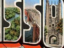 Load image into Gallery viewer, Vintage Missouri Travel POSTER! (up to 24" x 36") - Large Letter Postcard - Antique - Midwest - St Louis - Kansas City - Ozarks