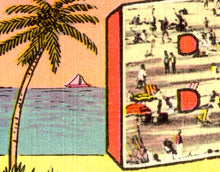 Load image into Gallery viewer, Miami Beach Vintage Postcard POSTER! (up to 24" x 36") - Florida - Large Letter - Art