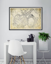 Load image into Gallery viewer, Vintage MGM Studios Mickey Mouse Plaza Blueprint POSTER! (up to full-size 24" x 36") - Magic Kingdom - Hollywood - Attraction - STEM - Art