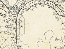 Load image into Gallery viewer, Vintage MGM Studios Mickey Mouse Plaza Blueprint POSTER! (up to full-size 24" x 36") - Magic Kingdom - Hollywood - Attraction - STEM - Art