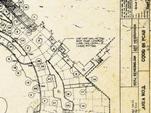 Load image into Gallery viewer, Vintage MGM Studios Mickey Mouse Plaza Blueprint POSTER! (up to full-size 24" x 36") - Magic Kingdom - Hollywood - Attraction - STEM - Art