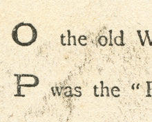 Load image into Gallery viewer, 1920's Nursery Rhyme Alphabet Poem POSTER! (up to 24 x 36) - Fairy Tales - Kids - Children