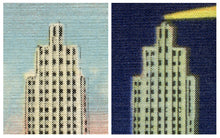 Load image into Gallery viewer, Rockefeller Center Night & Day POSTER SET! (up to 24" x 36") - New York City - Vintage - Postcard - Art Deco - Antique - Skyline - 30 Rock