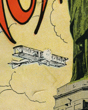 Load image into Gallery viewer, 1920's New York Illustrated POSTER! (up to 24" x 36") - NYC - Statue of Liberty - Ocean Liner