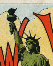 Load image into Gallery viewer, 1920's New York Illustrated POSTER! (up to 24" x 36") - NYC - Statue of Liberty - Ocean Liner