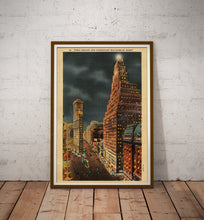 Load image into Gallery viewer, Times Square Night & Day POSTER SET! (24" x 36" or Smaller) - New York City - Vintage
