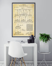 Load image into Gallery viewer, 1873 Louis Pasteur BREWING BEER & Ale Patent POSTER! - Fermentation - Vintage