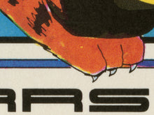 Load image into Gallery viewer, 1976 Purrsche Crazy Car POSTER! (full size 24x36 or smaller) - Antique - Racing - 911 - Speedster - Cars - Man Cave - Garage