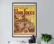 Load image into Gallery viewer, 1916 Rattling Ford Jokes POSTER! (up to 24" x 36") - Vintage - Cars - Automobilia - Garage