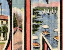 Load image into Gallery viewer, Vintage SAN BERNARDINO "Large Letter" Postcard POSTER! (24 x 36 or smaller) - California