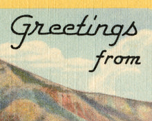 Load image into Gallery viewer, Vintage SAN BERNARDINO "Large Letter" Postcard POSTER! (24 x 36 or smaller) - California