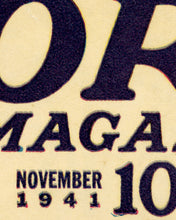 Load image into Gallery viewer, 1941 Sports Magazine Football POSTER! (up to 24" x 36") - Vintage - Antique - Leather Helmet