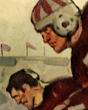 Load image into Gallery viewer, 1941 Sports Magazine Football POSTER! (up to 24" x 36") - Vintage - Antique - Leather Helmet