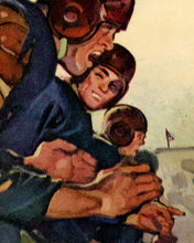 Load image into Gallery viewer, 1941 Sports Magazine Football POSTER! (up to 24" x 36") - Vintage - Antique - Leather Helmet