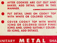 Load image into Gallery viewer, Vintage Santa Cookie Cutter Box POSTER! (up to 24 x 36) - Cooky - Antique - Baking