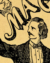 Load image into Gallery viewer, 1869 The Black Art / Magic Made Easy BOOK POSTER! (up to 24" x 36") - Magician - Dark Arts