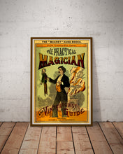 Load image into Gallery viewer, 1876 Magician's and Ventriloquist's Guide POSTER! (up to 24" x 36") - Illusion - Victorian