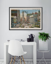 Load image into Gallery viewer, 1924 Times Square Postcard POSTER! - New York City - NYC - Decor - Antique