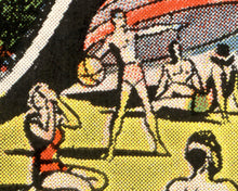 Load image into Gallery viewer, CALIFORNIA Large Letter Postcard POSTER! (up to 24" x 36") - Vintage Beach - Wall Art