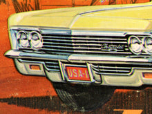 Load image into Gallery viewer, 1966 Chevy Owner's Manual POSTER! - Design - Antique - Pop Art - Original Owner's Manual - Chevrolet - Wall Art - Vintage