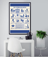 Load image into Gallery viewer, 1955 Atomic Age Info Brochure POSTER! (24" x 36" or smaller!) - Nuclear - Fallout Shelter - Bomb - WW2 - Vintage