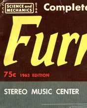 Load image into Gallery viewer, 1963 Vintage Furniture Handbook POSTER! (up to 24" x 36") - Wood Shop - Tools