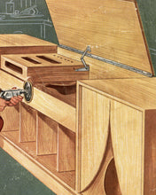 Load image into Gallery viewer, 1963 Vintage Furniture Handbook POSTER! (up to 24" x 36") - Wood Shop - Tools
