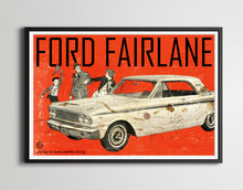 Load image into Gallery viewer, 1963 FORD FAIRLANE Owner's Manual POSTER! - Multiple Sizes - Vintage