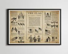 Load image into Gallery viewer, 1923 United States Flag Code POSTER! (up to 24" x 36") - American - Display Rules