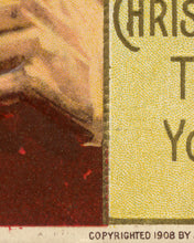 Load image into Gallery viewer, 1908 Vintage Santa Claus POSTER! (up to 24" x 36") - Happy Christmas - Decorations - Wall Hanging