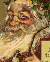 Load image into Gallery viewer, 1908 Vintage Santa Claus POSTER! (up to 24" x 36") - Happy Christmas - Decorations - Wall Hanging