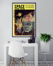 Load image into Gallery viewer, 1953 Space Science Fiction POSTER! (up to 24" x 36") - Vintage - Spaceship - Ullr Uprising