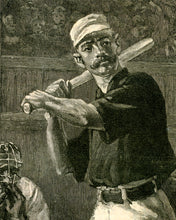 Load image into Gallery viewer, 1888 Harper's Weekly BASEBALL Cover POSTER! (up to 24" x 36") - Vintage Style