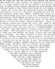 Load image into Gallery viewer, Set of 3 - THE LION KING Screenplay Posters! (up to 24" x 36") - Mufasa - Simba - Scar