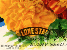 Load image into Gallery viewer, Vintage Flower Seed Packet POSTER! (up to 24" x 36") - Flowers - Marigolds - Decoration - Farmhouse - Farm - Garden - Pop Art - Kitchen