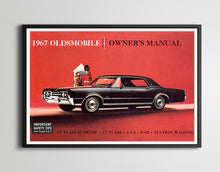 Load image into Gallery viewer, Vintage Style POSTER from a 1961 OLDSMOBILE Owner's Manual! - Multiple Sizes - Cutlass